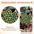 thumbnail image 2 of Dark Aesthetic Lucky Phone Case, Green Clover & Dice Collage, Protective Cover for iPhone 17 16 15 14 13 12 11, 2 of 6