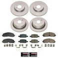 thumbnail image 2 of PowerStop Front and Rear Geomet Coated Brake Rotor and Pad Kit Fits: CHEVROLET GMC Select Models CRK8797, 2 of 3