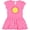 Raspberry with Polka Dots, variant on Inktastic Cute Sun Girls Baby Dress