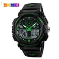thumbnail image 3 of Reloj para hombre Minnieouse alarma militar LED deportivo impermeable Digital Verde, 3 of 6