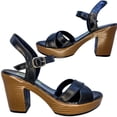 thumbnail image 2 of Huarache Cómoda Plataforma Moda Piel Cabra Tacon 9.0 cmR14 22-27 Negro, 2 of 5