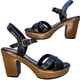 thumbnail image 2 of Huarache Cómoda Plataforma Moda Piel Cabra Tacon 9.0 cmR14 22-27 Negro, 2 of 5