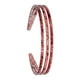 thumbnail image 2 of Diadema de mujer con tres filas, cómoda de usar para leer y escribir, hueca. Rojo, 2 of 8
