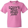 thumbnail image 3 of Inktastic Daddys Little Beard Puller Youth T-Shirt, 3 of 5
