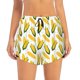 thumbnail image 2 of Balery Corn On The Cob Pantalones cortos deportivos para mujer con forro y dos bolsillos, elásticos, para entrenamiento, gimnasio, yoga-Medium, 2 of 7