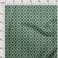 thumbnail image 2 of oneOone Cotton Silk Fabric Geometric Flame Stitch_Printed Craft Fabric BTY 42 Inch Wide, 2 of 4