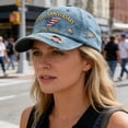 thumbnail image 3 of TIELUTT USA 250th Anniversary Print Baseball Cap Minimalist Letter Sun Hat For, 3 of 4