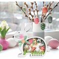 thumbnail image 5 of CHAO Adornos de madera del conejito de Pascua - blanco, estatua del conejito de madera, decoración del conejito de la lámpara, decoración de la mesa de Pascua, decoración de primavera, 5 of 5
