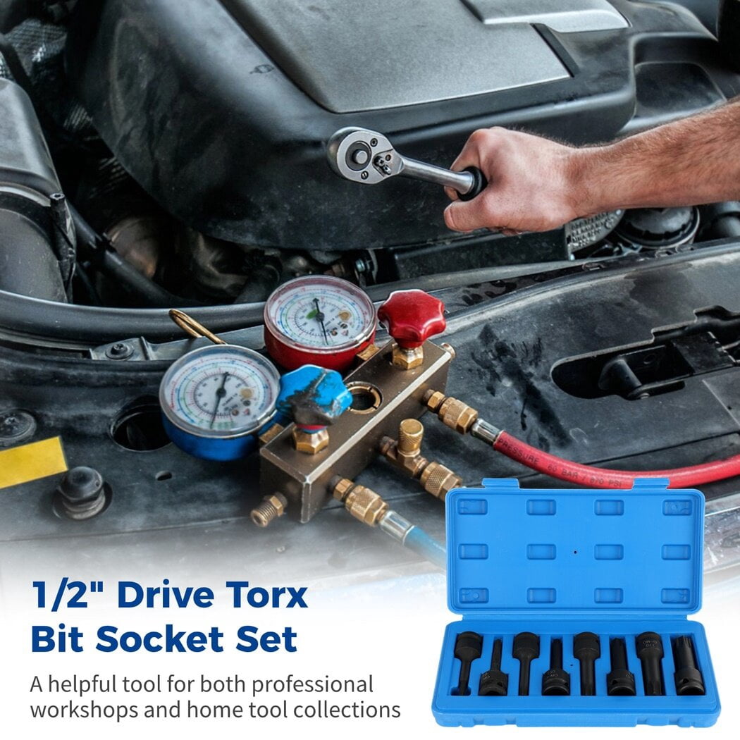 1/2 Drive Torx Bit Socket Set - T30 To T80 Cr-Mo Impact Grade (8-Piece) With Case - View #8