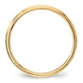 thumbnail image 2 of Auriga Fine Jewelry 14K Yellow Gold 3mm Migraine Half Round Wedding Band Size- 8.5 for Women, 2 of 6