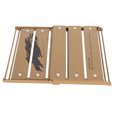 thumbnail image 3 of Mesa de camping portátil de aluminio de doble cubierta, duradera, con diseño plegable para exteriores, para senderismo y picnics, 3 of 8