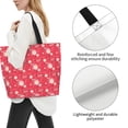 thumbnail image 3 of Disketp Hello Summer Flamingo Bolsa Tote Estampada para Mujer, Bolso de Hombro y de Mano para Compras y Viajes, 3 of 8