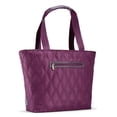 thumbnail image 1 of Fit & Fresh Metro 2-in-1 Quilted Tote, Multipurpose Travel and Work Bag with Insulated Cooler Compartment for Women, Laptop-Friendly, Thermal Insulated, Perfect for Office, Nurse, Teacher, 1 of 9