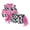 Pink, variant on Toddler Cowgirl Outfit Girls Western Shirt Ruffle Sleeve Top Shorts Set Kids Denim Outfit