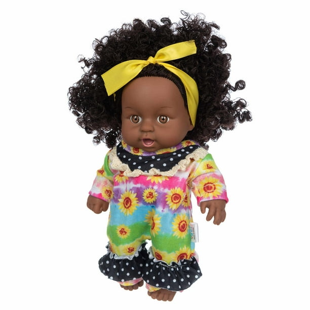 Kayannuo Clearance Black African Black Baby Cute Curly Black 12Inch