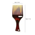 thumbnail image 2 of Peine para Estilo Masculino de Alta Calidad - Herramienta de Peinado Diario para Cabello Graso y Rizado - Diseño Ergonómico con Agujero para Colgar - Dientes Extra Anchos para Desenredar y Dar, 2 of 7