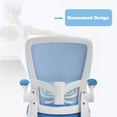 thumbnail image 2 of BestOffice Ergonomic Office Chair, Lumbar Support, Swivel Rolling for Women(Blue), 2 of 7