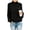 Black, variant on Rexolia Women's Turtleneck Cable Knit Sweater Chunky Oversized Long Sleeve Fall Black L