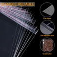 thumbnail image 4 of 300 Pcs 5" X 7"(18x12.9cm) Self Adhesive Bags Self-Sealing Clear Cellophane Treat Bags Candy Bags Resealable Cello OPP Adhesive Poly Bags for Jewelry Craft Cards Envelopes & Treats, 4 of 7
