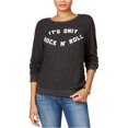 thumbnail image 1 of Dream Scene Womens It's Only Sweatshirt, Black, Small, 1 of 1