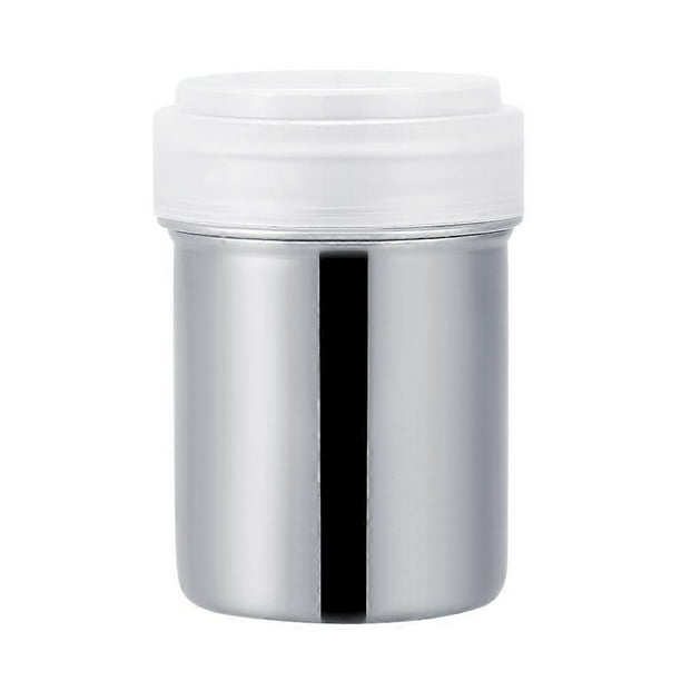 Stainless Steel Powder Shaker for Cocoa, Sugar, Coffee, Pepper and Spices (Concave S)