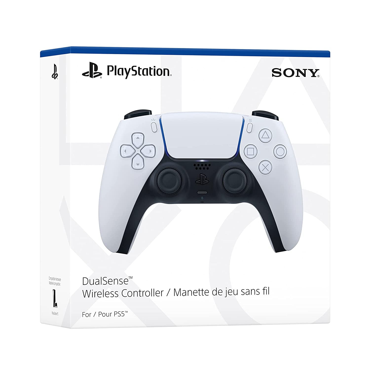 Sony Playstation 5 825GB Console Digital Version, Two White Wireless  Controllers, with Mazepoly Accessories
