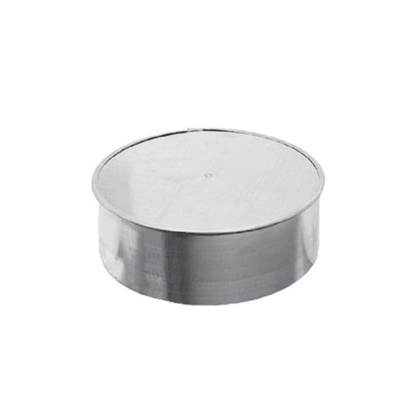 8 in. Galvanized Clean Out Round Cap