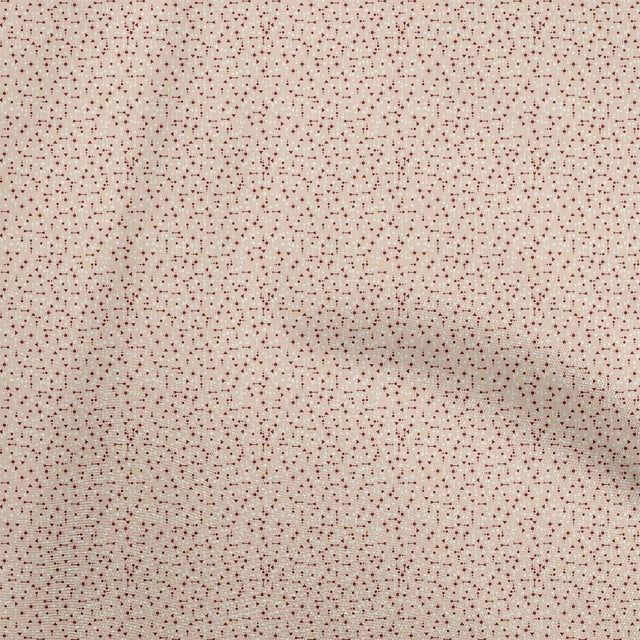 oneOone Cotton Poplin Twill Light Brown Fabric Geometric Craft Projects Decor Fabric Printed By The Yard 56 Inch Wide