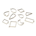 thumbnail image 3 of 10 piezas de colgantes de bisel , , fabricación de joyas de resina, pendientes, collares, pulseras, colgantes y artículos hechos Bronce perfecl espacios en blanco del bisel abierto, 3 of 8