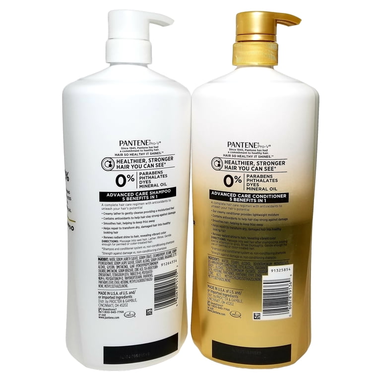 Pantene 5-in-1 Shampoo & Conditioner Set, Lightweight Repair