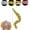 Multicolor, variant on LED Tinsel Wedding Streamers,QZS Portable Tinsel Wand Stick,20pcs Lighted Wedding Wands for Holiday Celebration(Rose Gold)