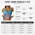 thumbnail image 5 of Pofeuu Corals and Tropical Fish Print Sports Bra for Women Sexy Vest Yoga Running Gym Fitness Crop Bras Tops-, 5 of 8