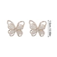 thumbnail image 2 of Personality Butterfly Stud Earrings Simple And Delicate Design Suitable For All Occasions, 2 of 3