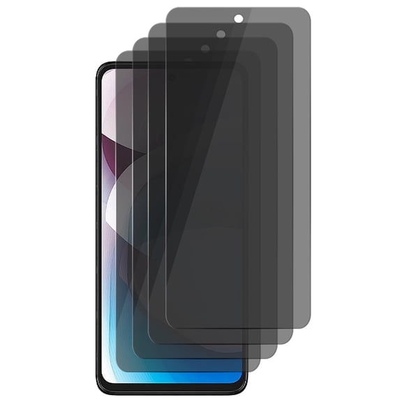 UZWZW 4 Pack Privacy Screen Protector Tempered Glass for Motorola One 5G Ace / One 5G UW Ace / Moto G 5G