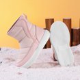 thumbnail image 1 of Niñas para niños botas de nieve para niños pequeños zapatos de invierno forrados de invierno botas de invierno de invierno botas de nieve para al aire libre, 1 of 9