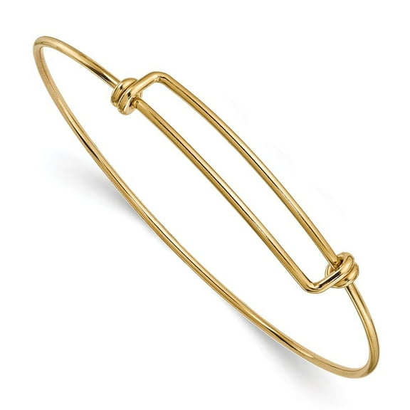 Gold Filled 1.65mm Adjustable Bangle Bracelet - 5.2 Grams