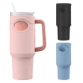 thumbnail image 2 of HomeLife 40Oz Tumbler Silicone Cover Noise Reducing Scratch Resistant Food Grade BPA-Free Travel Water Bottle Protector Sleeve Cup Accessories, 2 of 12