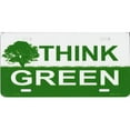 thumbnail image 1 of Think Green Metal License plate, 1 of 2