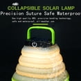 thumbnail image 2 of Toystoory Lámpara de campamento plegable con luz Solar, para el hogar, multiusos, duradera, fácil de almacenar, decoración de farol, carpas lado verde, 2 of 6