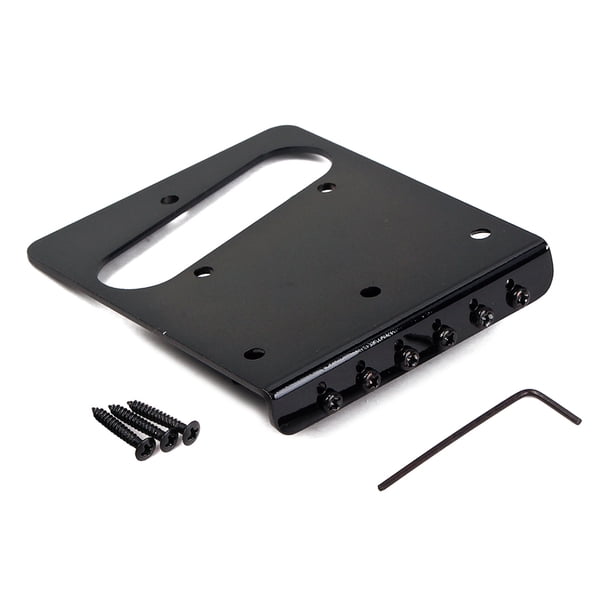 Sonducket Puente de guitarra de repuesto de Metal puentes modificados de instrumento de cuerda profesional con tornillos de montaje reemplazo para Accesorios para instrumentos musicales Sonducket OD025867-00