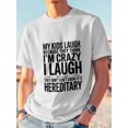 thumbnail image 7 of Men's T-Shirt Family Funny Humor Jokes Short Sleeve Casual Tee Classic Crew Neck T-Shirt for Men, White 4XL, 7 of 7