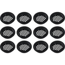 WHAMVOX  20 Pcs Round Air Vents Louver Ventilation Covers for Home Ceiling Black