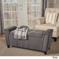 thumbnail image 1 of Banc de Rangement en Tissu Gris Armé, 1 of 7