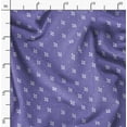thumbnail image 2 of Soimoi Pure Silk Purple Fabric By the Yard - 42 Inch Wide - Geometric Material - Artistic and Modern Patterns for Various Uses Printed Fabric, 2 of 6