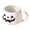 White, variant on Btomtd 11oz Pumpkin Shape Ceramic Mug, Suitable as Water Cups and Coffee Cups, Pumpkin Cups for Tea and Milk, Office Drinkware for Festive Coffee Mugs, Pink