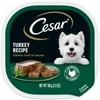 Cesar Classic Loaf In Sauce Turkey Recipe Wet Dog Food Adult, 3.5 Oz. Easy Peel Tray