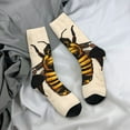 thumbnail image 5 of Disketp Honey Bee Unisex Crew Socks Lightweight Breathable Ventilation Ankle Socks, Mid-calf socks for Daily, 5 of 6