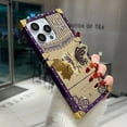 thumbnail image 3 of for iPhone 16e (2025) Butterfly Kickstand Case, Glitter Bling Foldable Stand Woman Girly Mirror Back Golden Plated Shockproof Protective Elegant Cute Soft Cover for iPhone 16e 6.1 (Purple), 3 of 6
