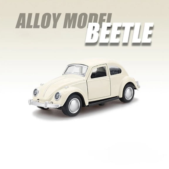 1PC Alloy Beetls Shaped Vintage Car Model Alloy Car Model Classic Car Door Car Ornaments