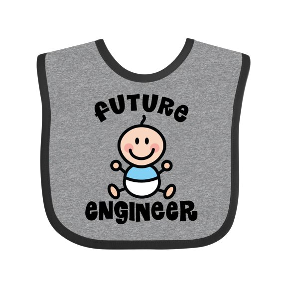 Inktastic Future Engineer Boys Baby Bib